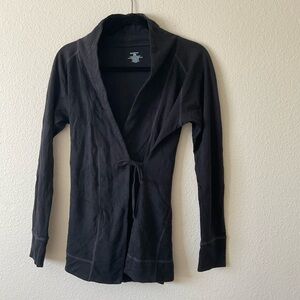 Patagonia gravitee wrap jacket organic cotton size S Small Black